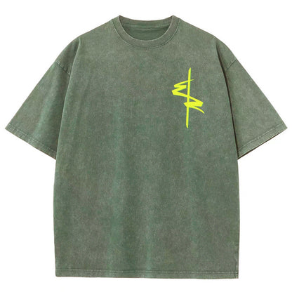 Cyberpunk Unisex Fit Washed T-Shirt 2511  4565