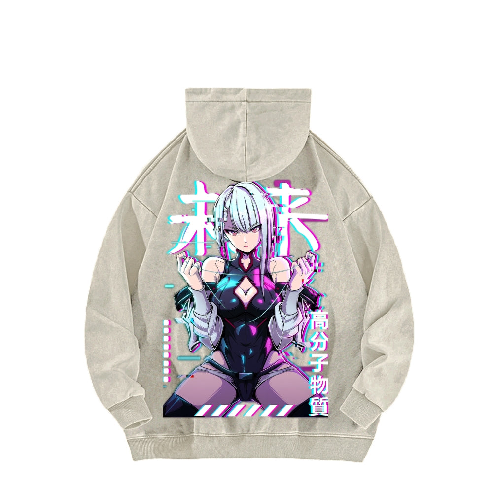 Cyberpunk Unisex washed sweatshirts 2511  4416