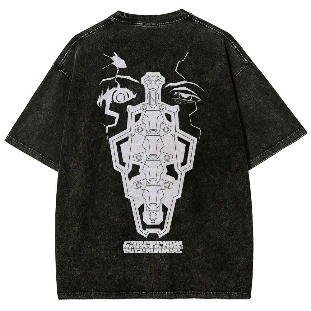 Cyberpunk Edgerunners Unisex Fit Washed T-Shirt 25 9 12 86