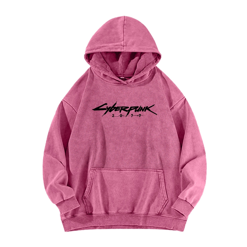 Cyberpunk Unisex washed sweatshirts 2511  456