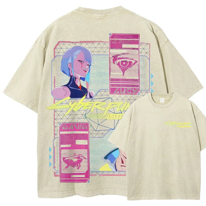Cyberpunk Unisex Fit Washed T-Shirt 25 8   978