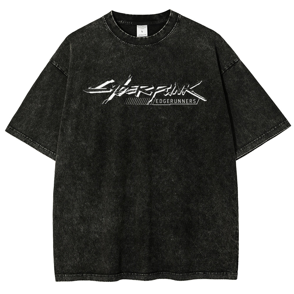Cyberpunk Edgerunners Unisex Fit Washed T-Shirt 26 1  134