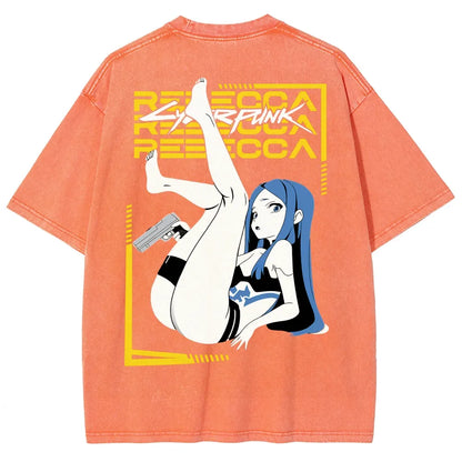 Cyberpunk Unisex Fit Washed T-Shirt 25 8 15999