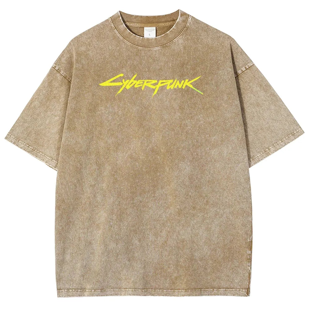 Cyberpunk Unisex Fit Washed T-Shirt 25 8 15999