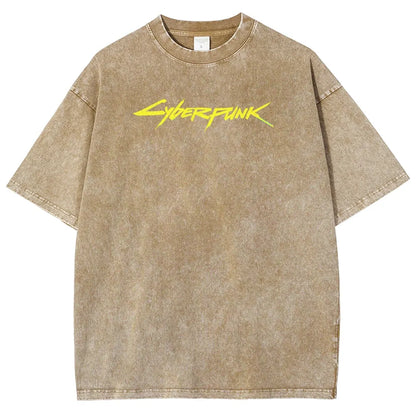 Cyberpunk Unisex Fit Washed T-Shirt 25 8 15999