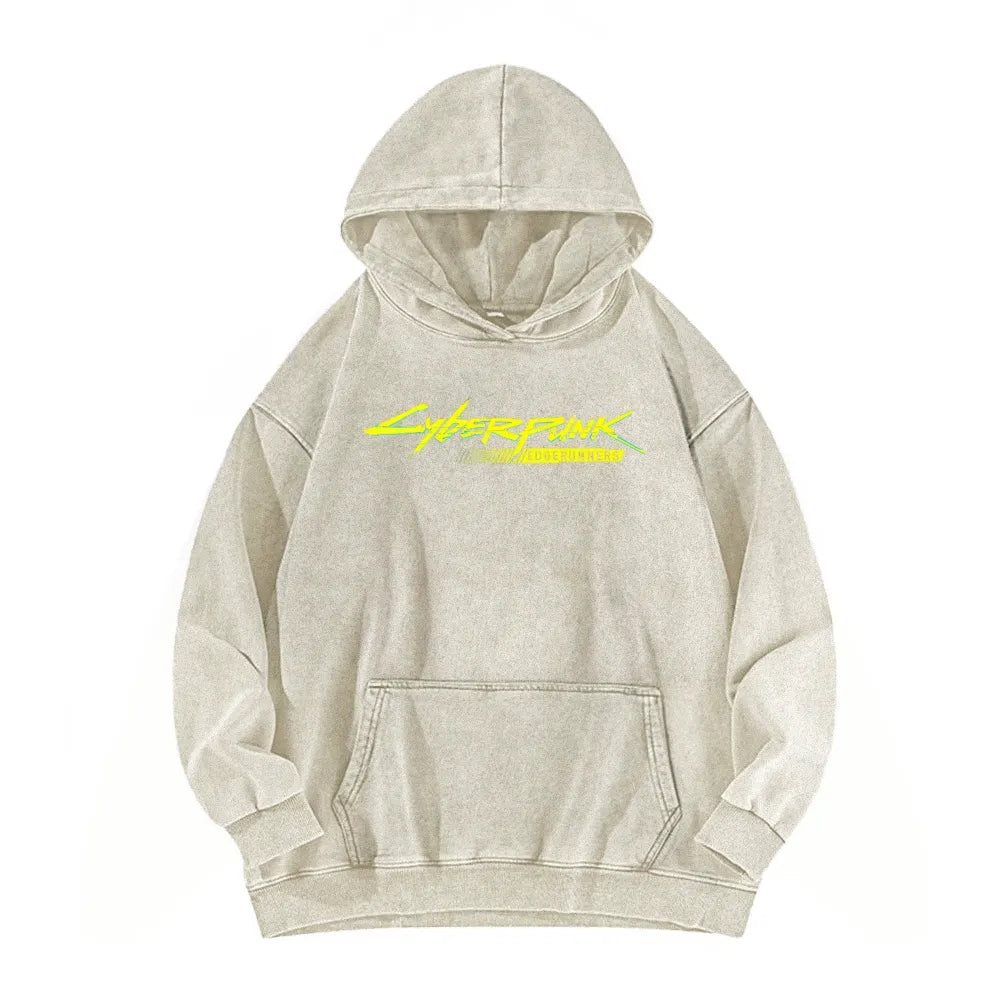 Cyberpunk: Edgerunners Casual Washed Hoodie 25 7 22462