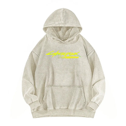 Cyberpunk: Edgerunners Casual Washed Hoodie 25 7 22462