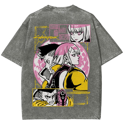 Cyberpunk Unisex Fit Washed T-Shirt 25 8 14777