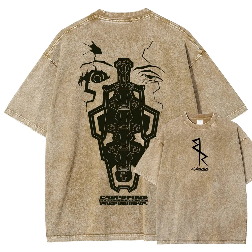 Cyberpunk Edgerunners Unisex Fit Washed T-Shirt 25 9 12 86