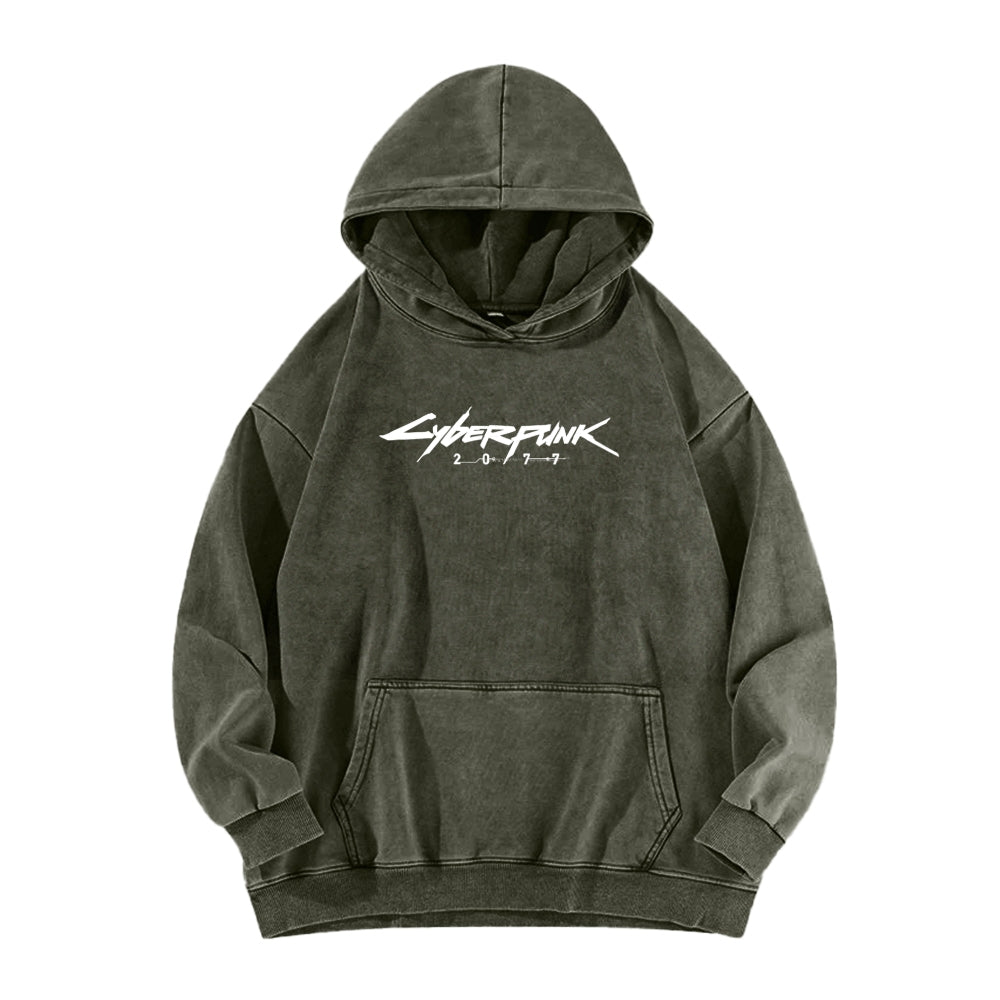Cyberpunk Unisex washed sweatshirts 2511  456