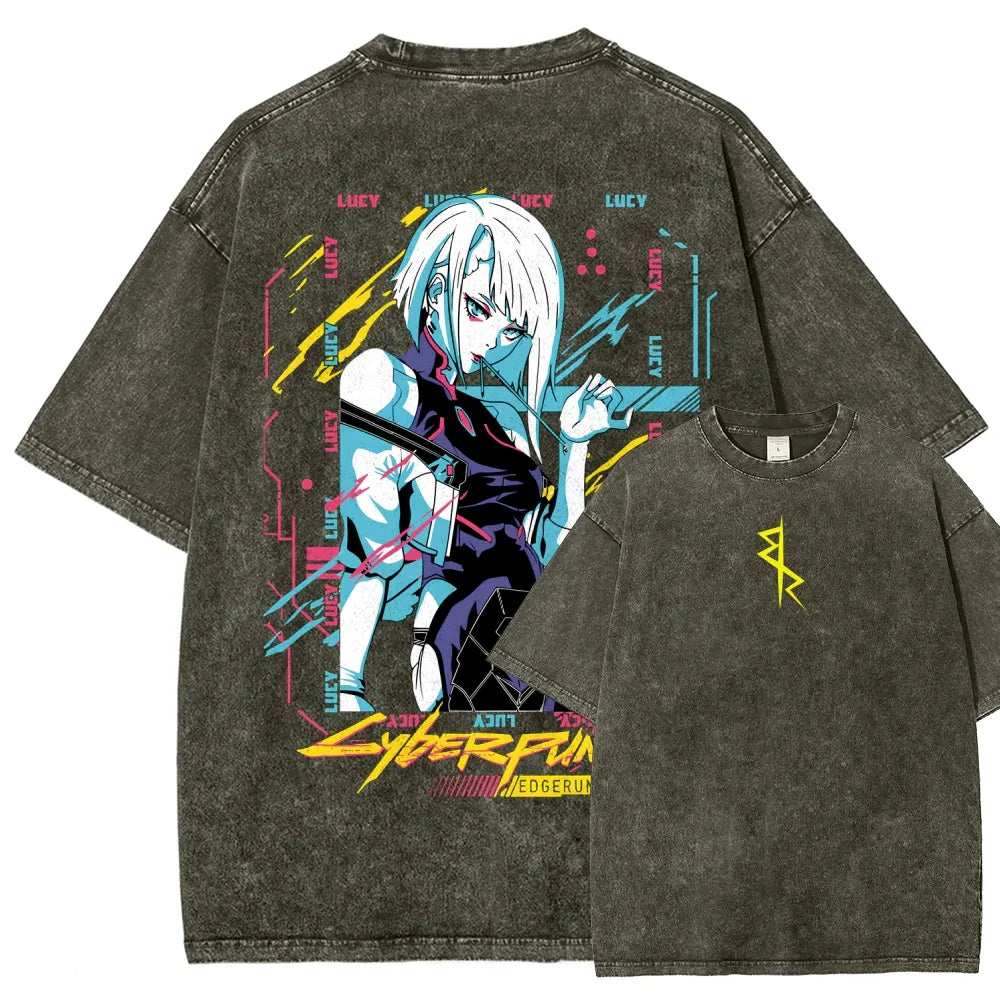 Cyberpunk Unisex Fit Washed T-Shirt 25 8 14576