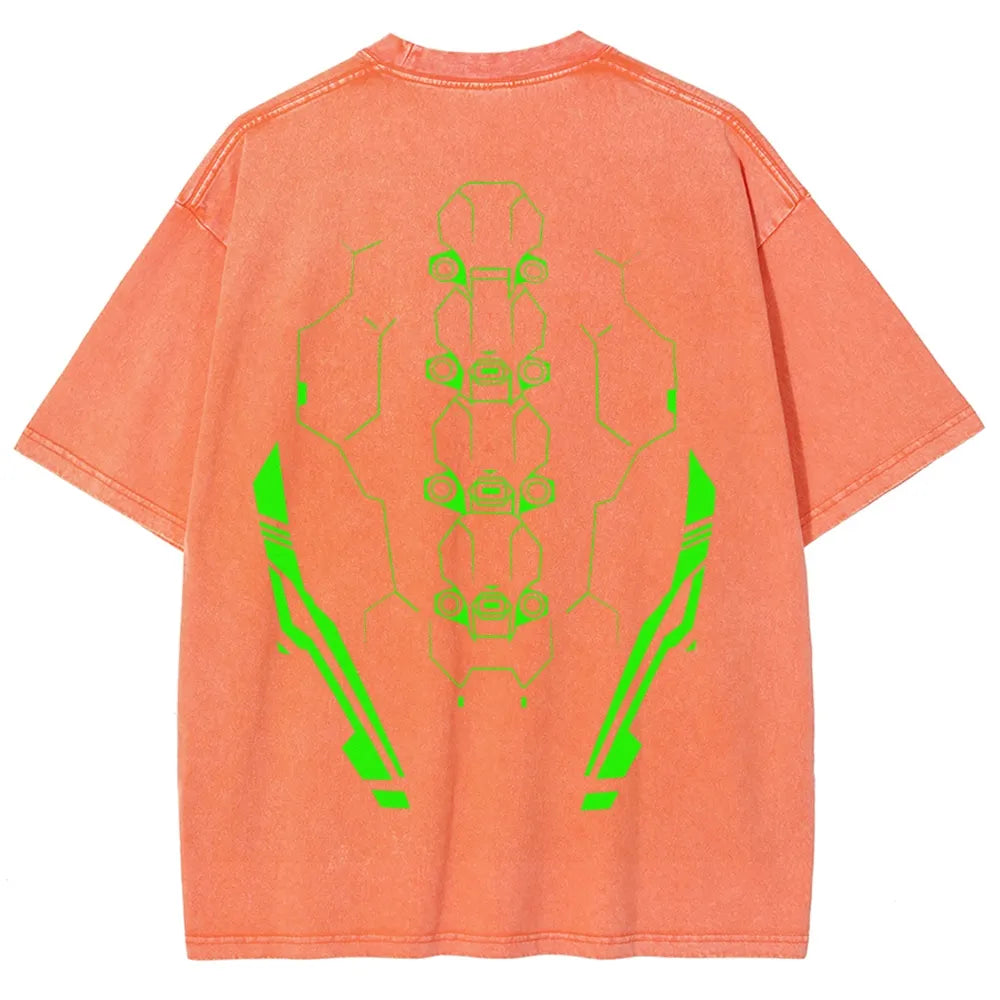 Cyberpunk Unisex Fit Washed T-Shirt 25 8 14597