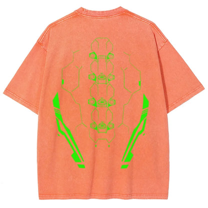 Cyberpunk Unisex Fit Washed T-Shirt 25 8 14597