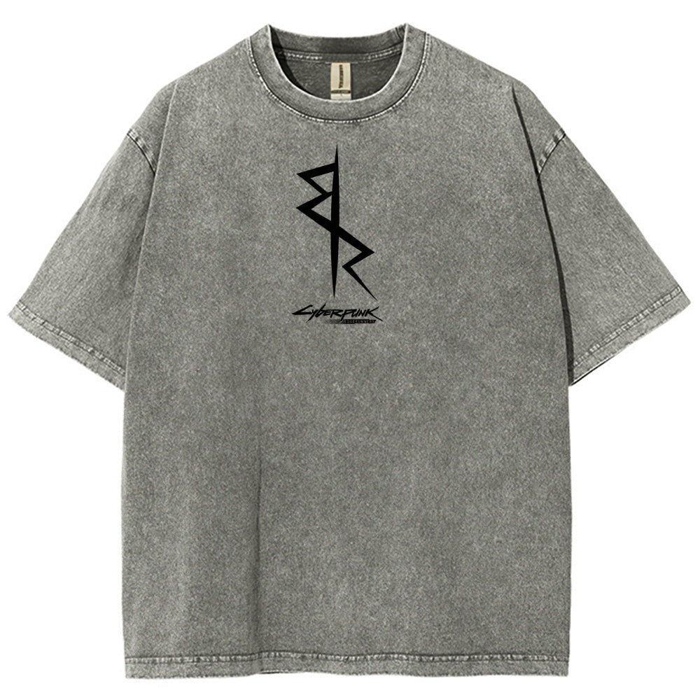 Cyberpunk Edgerunners Unisex Fit Washed T-Shirt 25 9 12 86