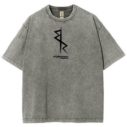 Cyberpunk Edgerunners Unisex Fit Washed T-Shirt 25 9 12 86