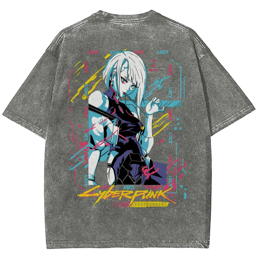 Cyberpunk Unisex Fit Washed T-Shirt 25 8 14576