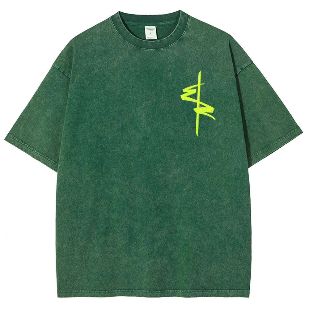 Cyberpunk Unisex Fit Washed T-Shirt 2511  4565