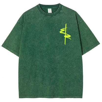 Cyberpunk Unisex Fit Washed T-Shirt 2511  4565
