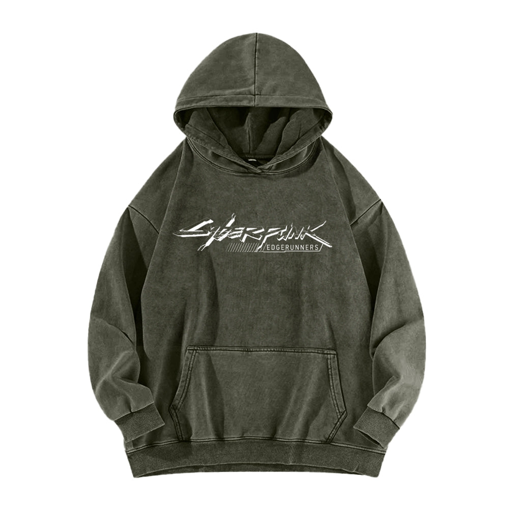 Cyberpunk Edgerunners Unisex Washed Hoodie 26 1  1341
