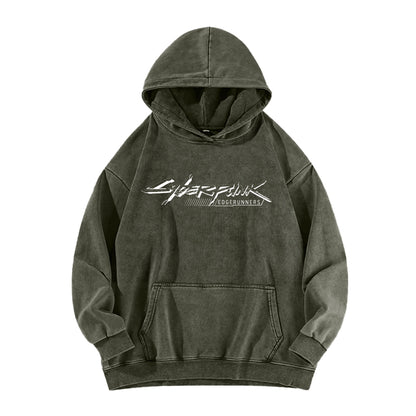 Cyberpunk Edgerunners Unisex Washed Hoodie 26 1  1341