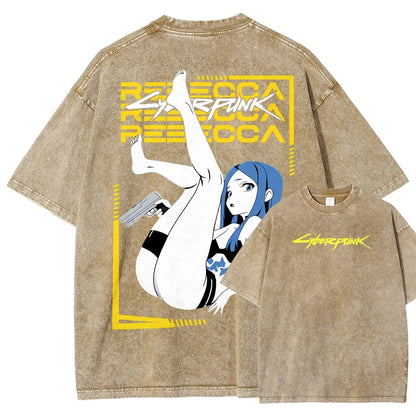 Cyberpunk Unisex Fit Washed T-Shirt 25 8 15999