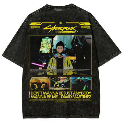 Cyberpunk Unisex Fit Washed T-Shirt 25 8  1212