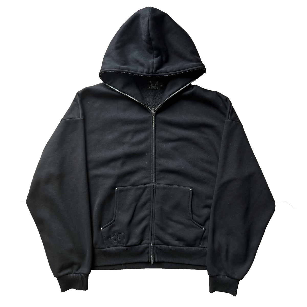 ZERO HOODIE VERSION 1 - BLACK WITH YELLOW DETAILING