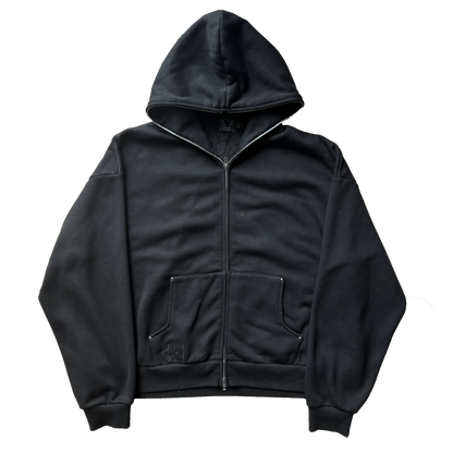 ZERO HOODIE VERSION 1 - BLACK WITH YELLOW DETAILING