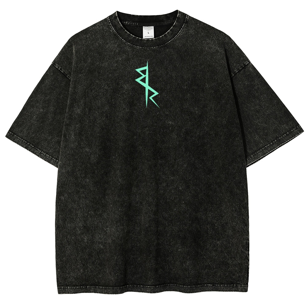 Cyberpunk Edgerunner Unisex Fit Washed T-Shirt 25 9  6622
