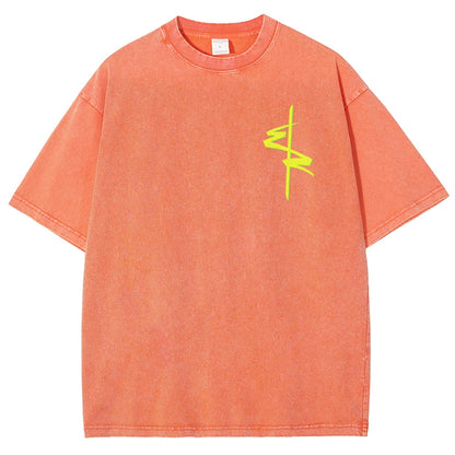 Cyberpunk Unisex Fit Washed T-Shirt 2511  4565