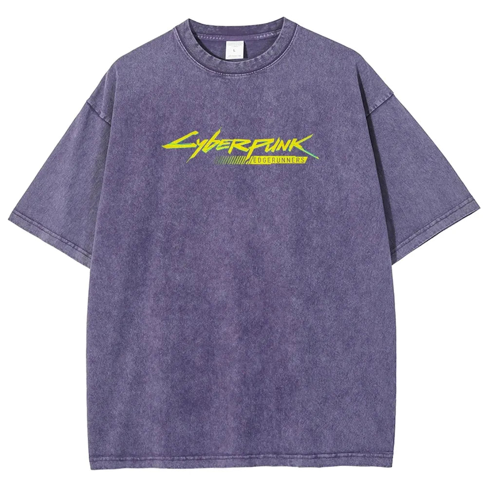 Cyberpunk Unisex Fit Washed T-Shirt 25 7 38371