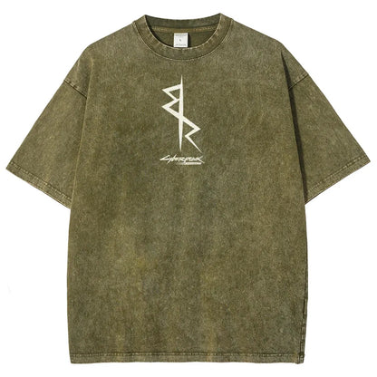 Cyberpunk Edgerunners Unisex Fit Washed T-Shirt 25 9 12 86