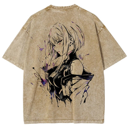 Cyberpunk Unisex Fit Washed T-Shirt 2511 149