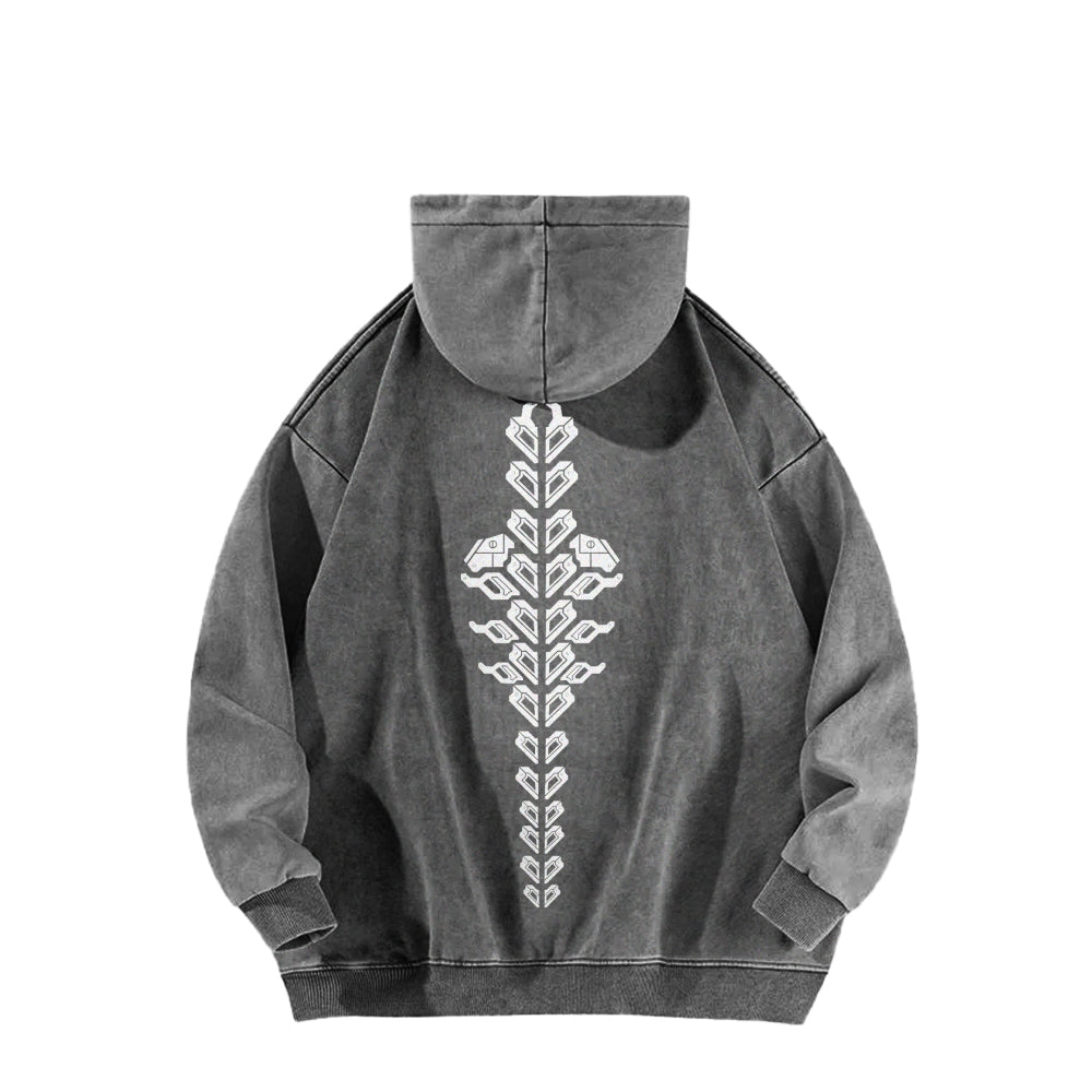Cyberpunk: Edgerunners Casual Washed Hoodie 25 8 14758