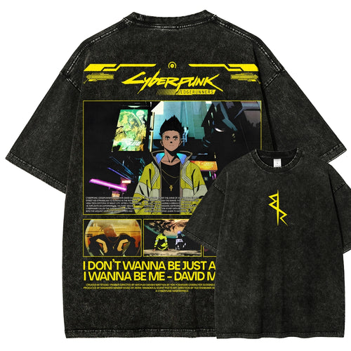 Cyberpunk Unisex Fit Washed T-Shirt 25 8  1212