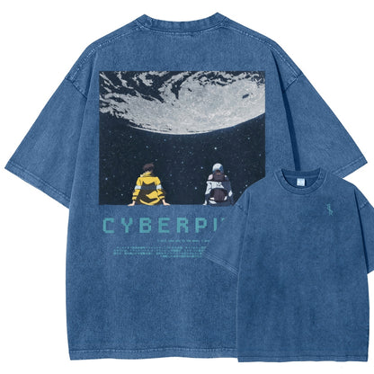 Cyberpunk Unisex Fit Washed T-Shirt 26 1  464
