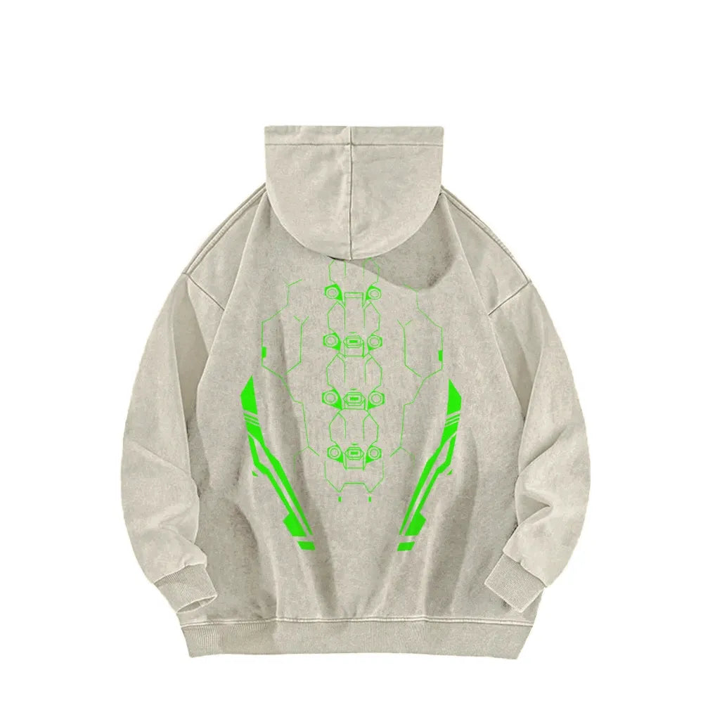 Cyberpunk: Edgerunners Casual Washed Hoodie 25 8 14757