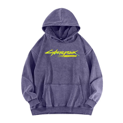 Cyberpunk: Edgerunners Casual Washed Hoodie 25 7 22462