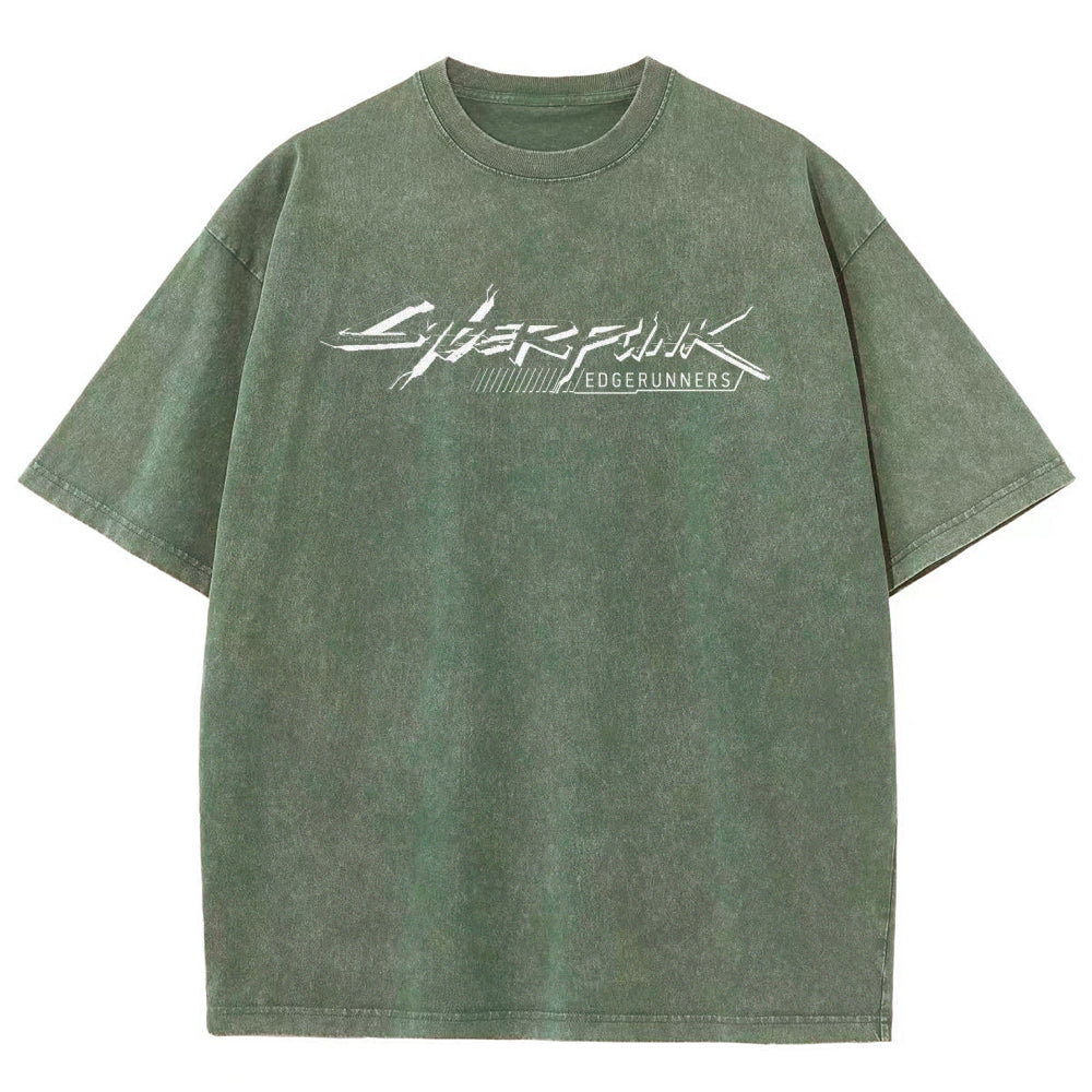Cyberpunk Edgerunners Unisex Fit Washed T-Shirt 26 1  134