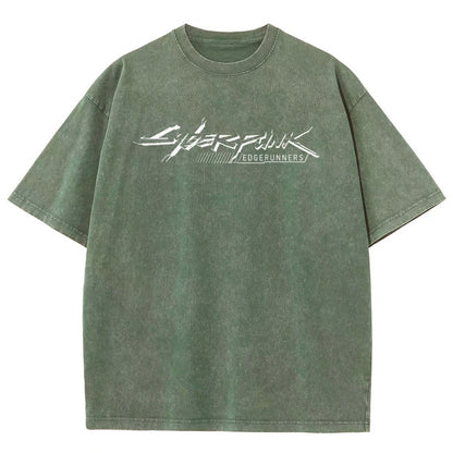 Cyberpunk Edgerunners Unisex Fit Washed T-Shirt 26 1  134