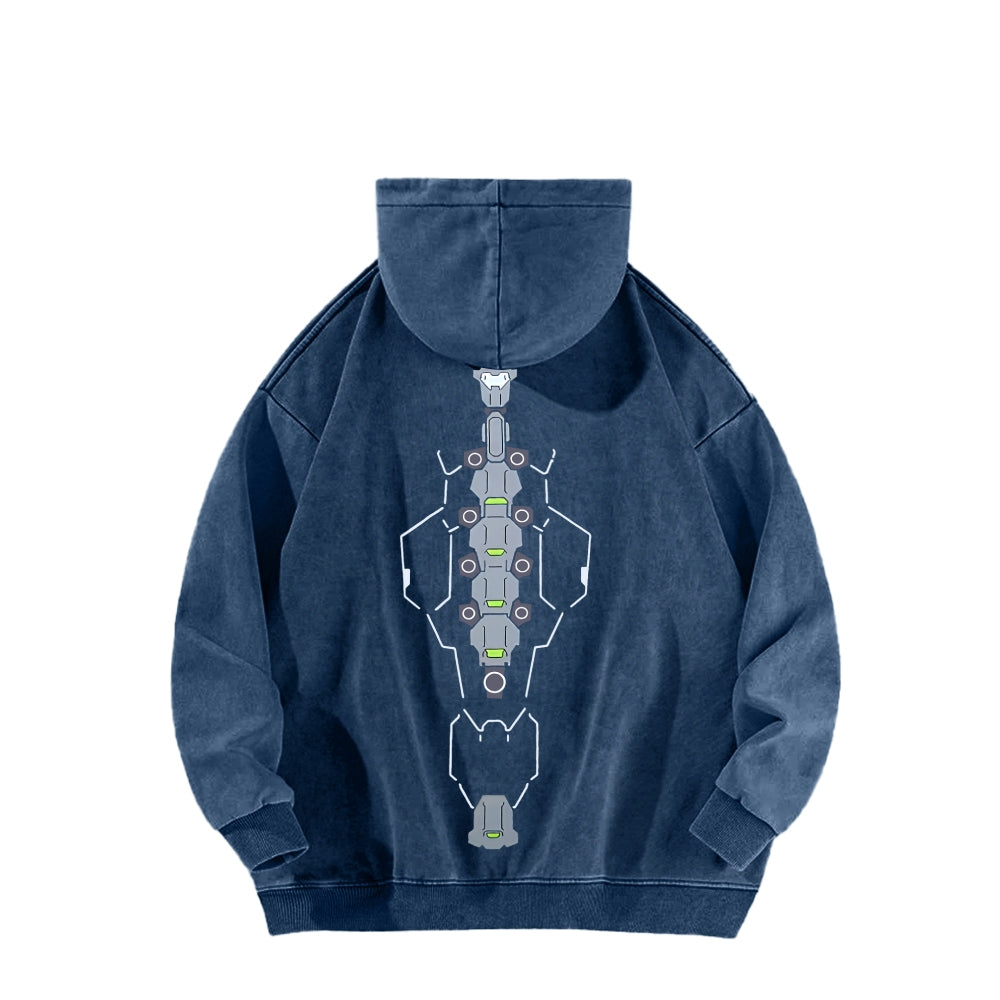 Cyberpunk Unisex washed sweatshirts 2511  4559