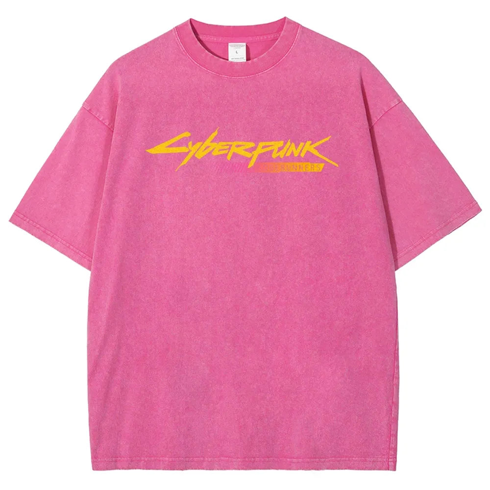 Cyberpunk Unisex Fit Washed T-Shirt 25 8 14777