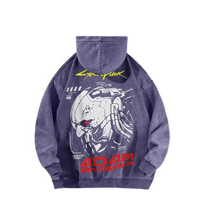 Cyberpunk Casual Washed Hoodie 25 8 1 861