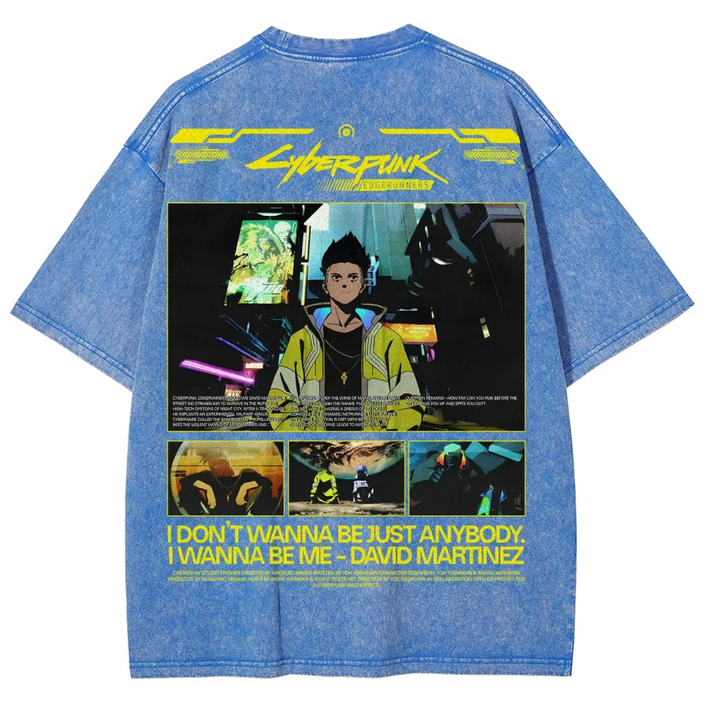 Cyberpunk Unisex Fit Washed T-Shirt 25 8  1212