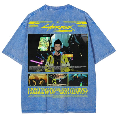 Cyberpunk Unisex Fit Washed T-Shirt 25 8  1212