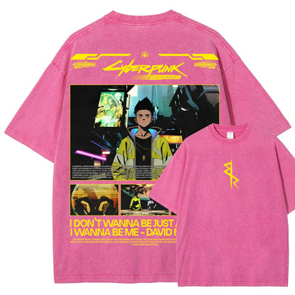 Cyberpunk Unisex Fit Washed T-Shirt 25 8  1212