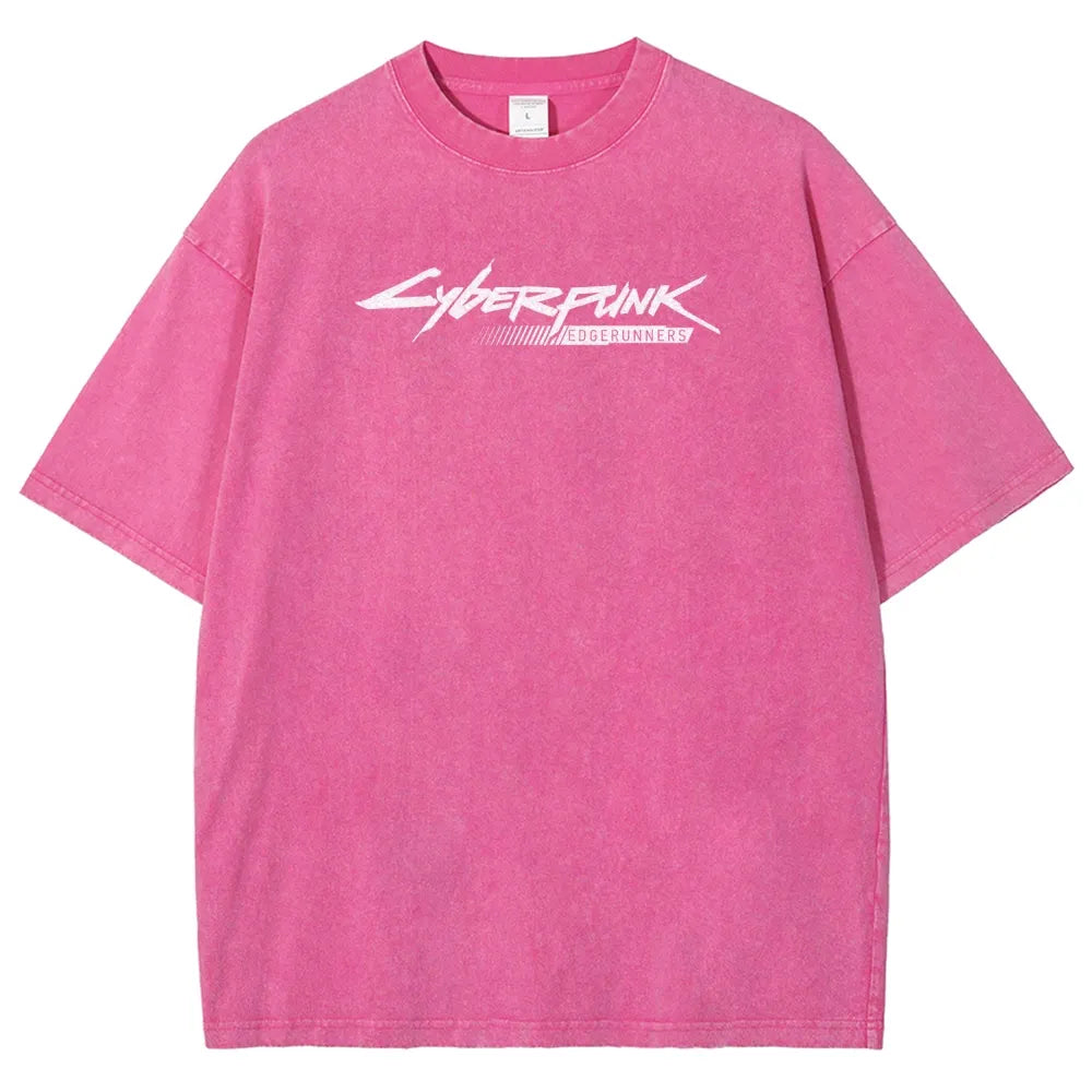 Cyberpunk Unisex Fit Washed T-Shirt 25 8 14593