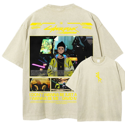 Cyberpunk Unisex Fit Washed T-Shirt 25 8  1212