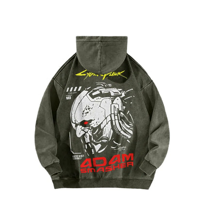 Cyberpunk Casual Washed Hoodie 25 8 1 861
