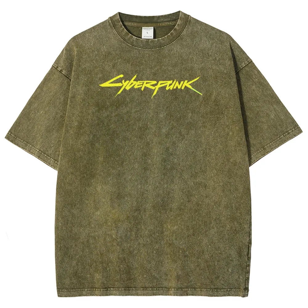 Cyberpunk Unisex Fit Washed T-Shirt 25 8 15999